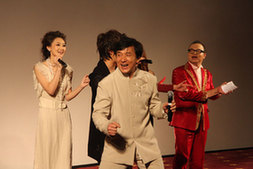 Jackie Chan at the preview on Feb.8 Jackie Chan at the preview on Feb.8