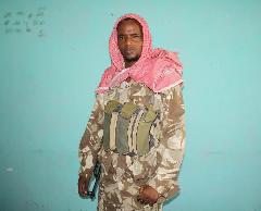 This is a file picture of Bare Ali Bare, a senior military commander with Somali insurgent group of Hezbul Islam. [Ismail Warsameh/Xinhua] 