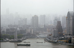 After a strong sandstorm hit parts of China's northwest, Shanghai is experiencing its worst air quality to date. [Shanghai Daily]