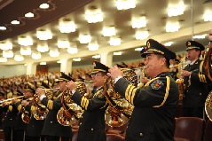 The Communist Party of China (CPC) holds a grand gathering on July 1, 2011 at the Great Hall of the People in Beijing to celebrate the Party's 90th anniversary. [Xinhua]