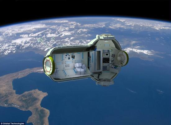 Orbital Technologies has revealed plans for a space hotel, which could be open by 2016.
