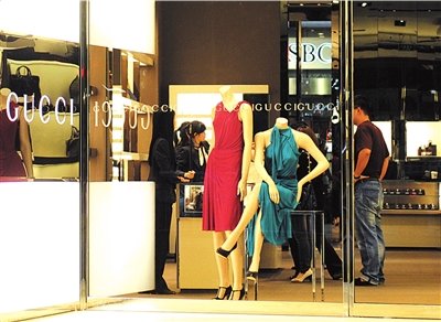 Gucci's Shenzhen flagship store.[Photo:Xinhua] 