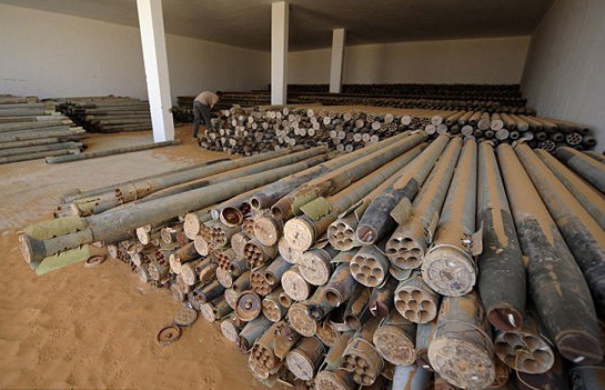 Mahmoud Jibril, head of the executive committee of Libya's ruling National Transitional Council (NTC), said in Tripoli Sunday that a batch of chemical weapons have been spotted in Tripoli.