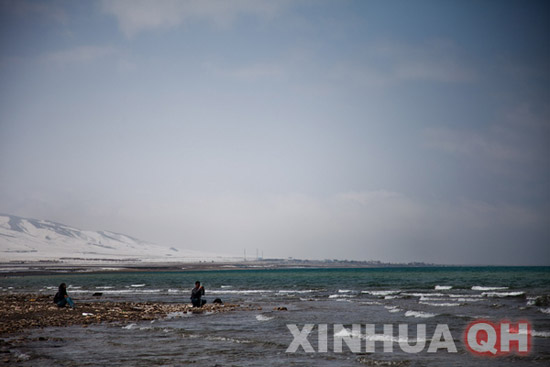 The Qinghai Lake has been expanding for seven consecutive years. [Photo/ Xinhua] 