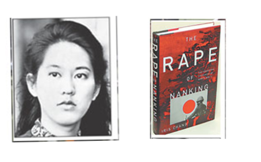 The Rape of Nanking and its author, Iris Chang.[Photo/China Daily]